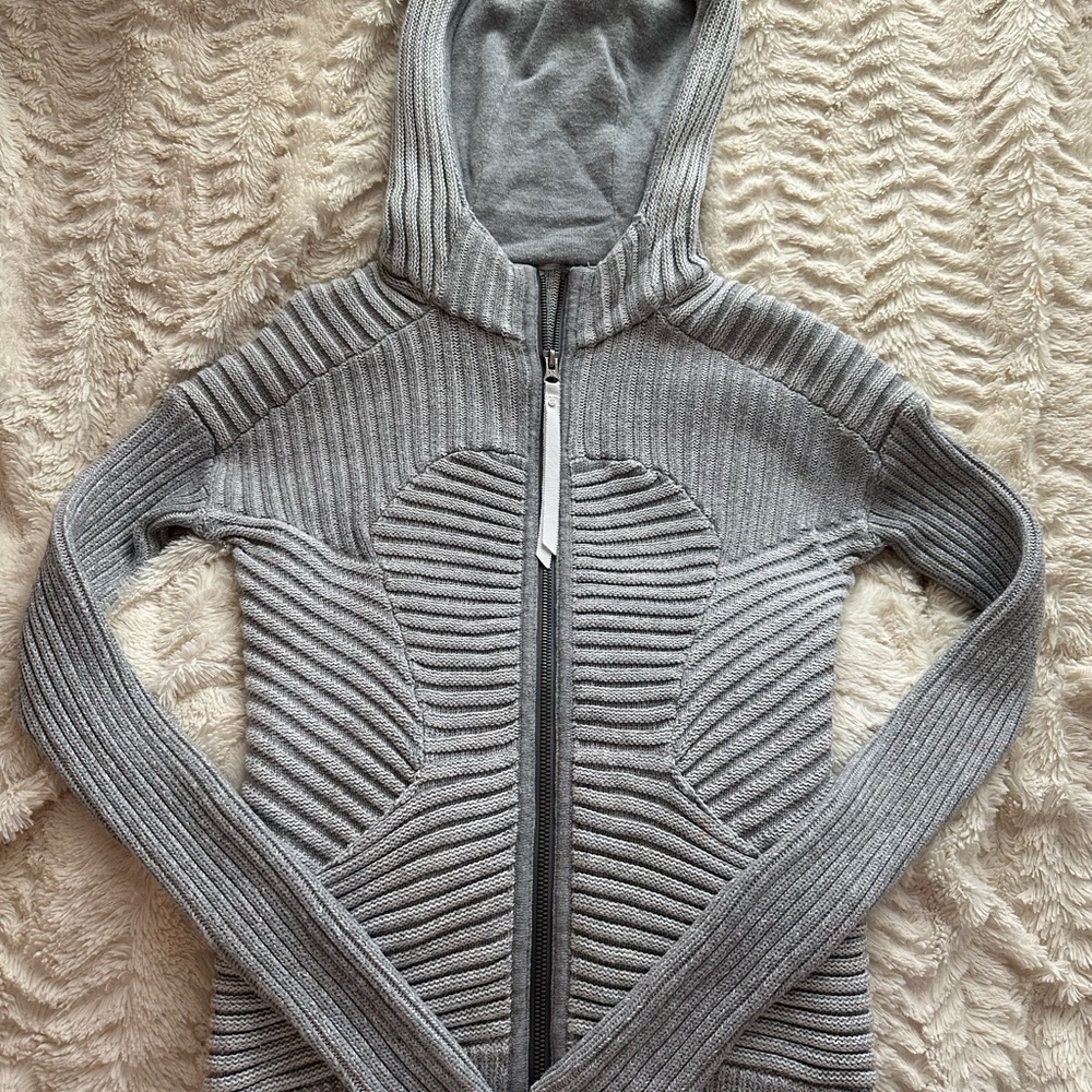 Lululemon Gray Hooded Women's Sweater- Small